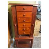 JEWELRY CHEST W/ SIDE STORAGE