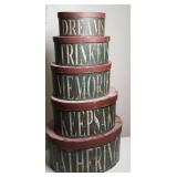 (5) DECORATIVE BOXES