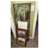 (4) NATURE ART PIECES