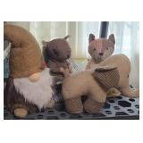 GNOME & ANIMAL STUFFIES DOOR STOPS