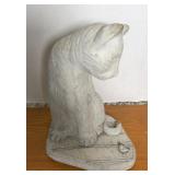 CEMENT CAT & MOUSE STATUE