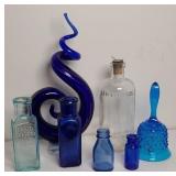 VINTAGE BOTTLES & OTHER DECOR