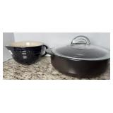 PAMPERED CHEF CASSEROLE & LONGABERGER MEASURING