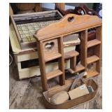FOOT STOOL, SHELF, TRAY, MORE