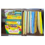 COLORING BOOKS & CRAYONS