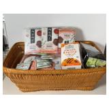 BASKET OF VARIOUS TEAS