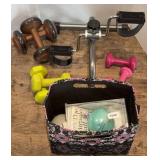 HAND WEIGHTS & EXCERCISING TOOLS