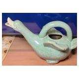 CERAMIC GOOSE WATER CAN