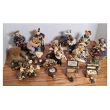 BOYDS BEARS RESIN FIGURINES & TRINKET BOXES