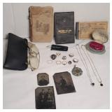 (3) TIN TYPES, (2) STERLING RINGS, & MORE