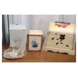 DECORATIVE BOX, HOPPENIBBLE, & CHERISH TEDDY