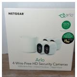(4) ARLO WIRELESS SECURITY CAMERAS SEALED