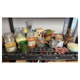 YANKEE CANDLES & OTHER DECOR