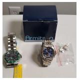 ARMITRON & INVICTA PRO DIVER WATCHES