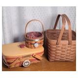 (3) LONGABERGER BASKETS