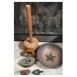WOOD MASHER & PRIMATIVE DECOR
