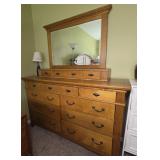 12 DRAWER DRESSER W/ MIRROR