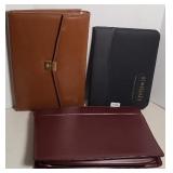(2) VALISE, LEATHER ?