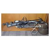 (2) WORK LIGHTS. ADJUSTABLE