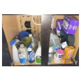 HOUSEHOLD CLEANERS UNDER SINK