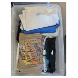 TOTE OF MENS CLOTHING