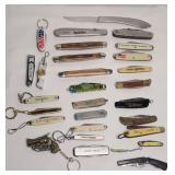 (25) POCKET KNIVES