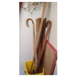 VINTAGE YARDSTICKS & CANES