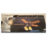 HUNTER 54 ANTIQUE BLACK CEILING FAN