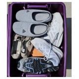 TOTE OF SHOES