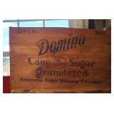 (2) ANTIQUE WOOD CRATES