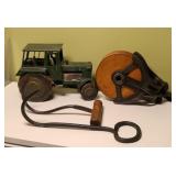 ANTIQUE BLOCK & TACKLE & HAY HOOKS