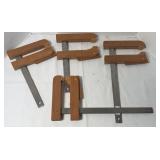 (4) WOOD CLAMPS