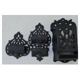CAST IRON MATCH HOLDERS