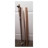 GUN CLEANING RODS, VIOLIN, & MORE