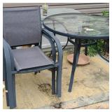 PATIO TABLE W/ (4) CHAIRS