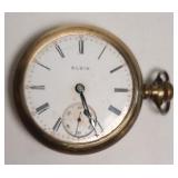 ELGIN POCKET WATCH, 17 JEWELS, WORKS