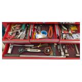 (4) DRAWERS, PLIERS, DRIVERS, BREAKOVER BAR