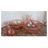 PINK DEPRESSION GLASS