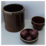 CROCK, BOWL, PLANTER