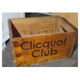 ANTIQUE CLICQUOT CLUB CRATE