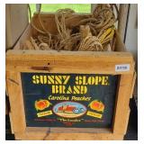 PEACH BOX W/ EXTENSION CORD & ROPE