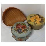 SEWING ITEMS & BASKET