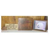 WOOD & OTHER SIGNS