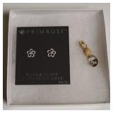 GOLD FILLING STERLING EARRINGS &