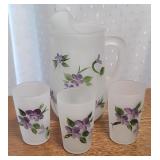 HAND PAINTED WATER SET