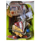 TOTE OF TOOLS & HARDWARE