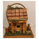 LOG CABIN BIRD HOUSE