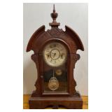 WATERBURY ANTIQUE CLOCK W/ KEY