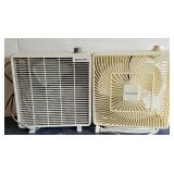 (2) SMALL FANS