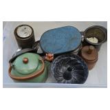 VINTAGE KITCHEN ITEMS & TEAPOT